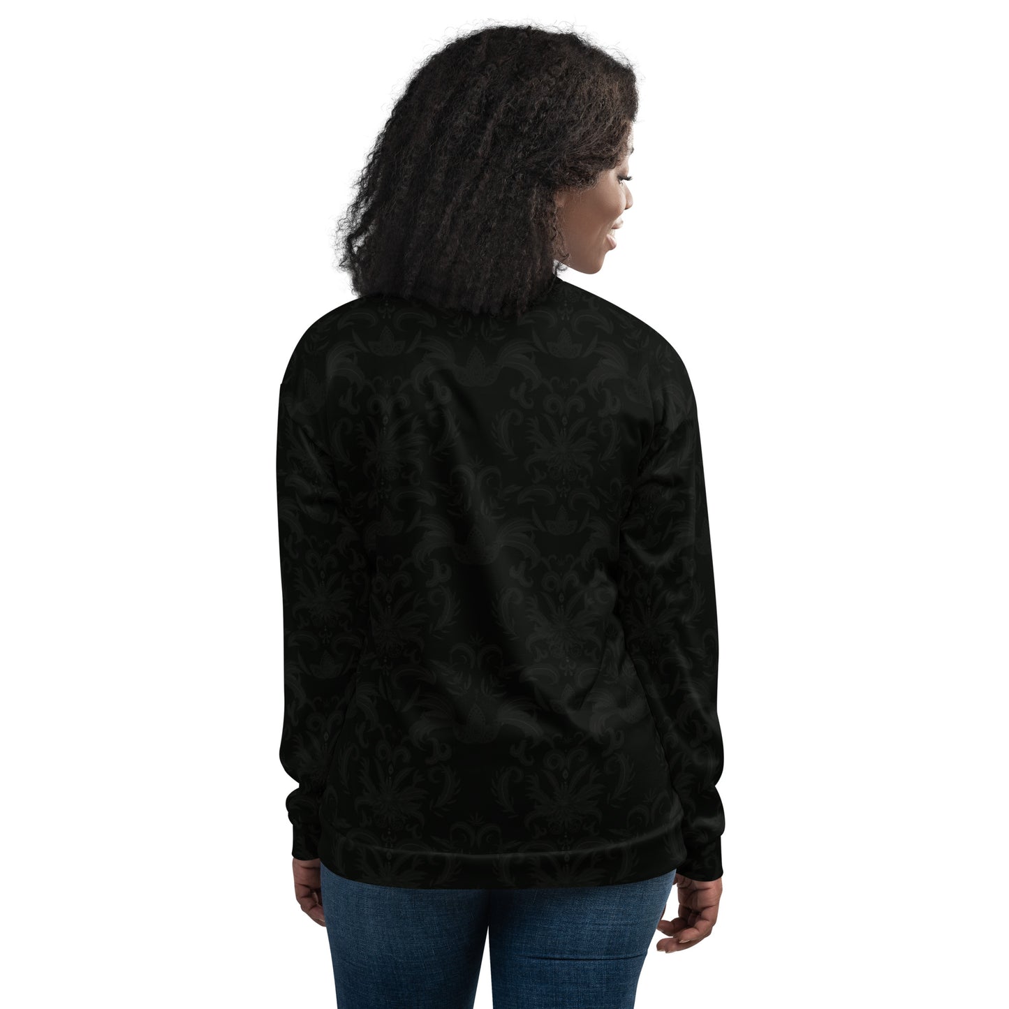 Dark Cannabis Unisex Bomber Jacket