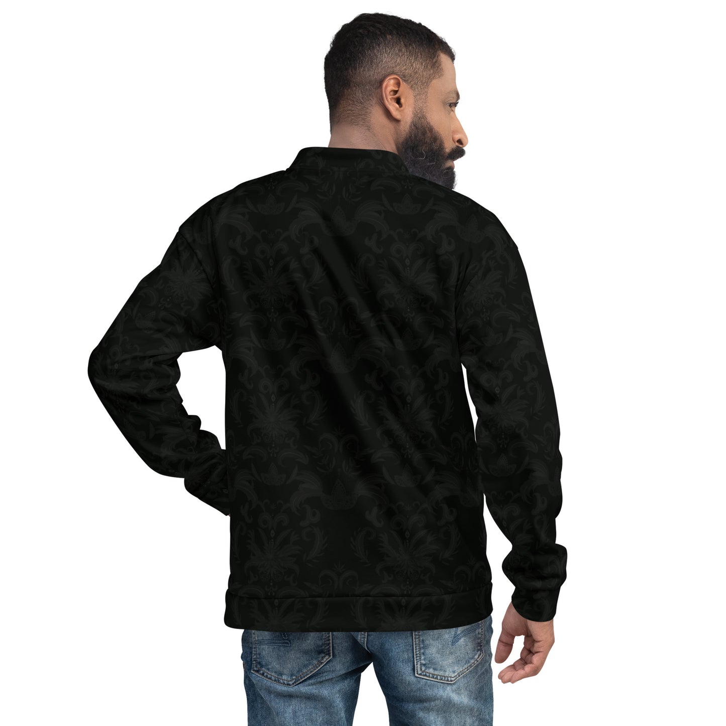 Dark Cannabis Unisex Bomber Jacket