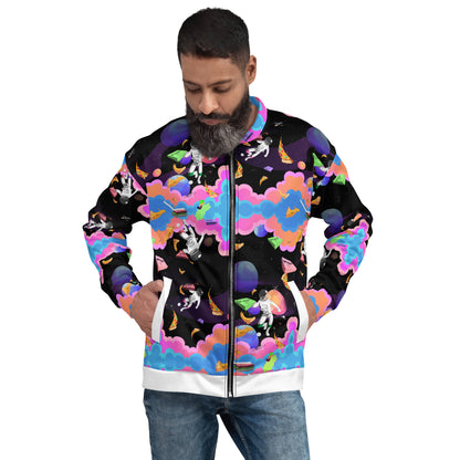 Space Pizza Unisex Bomber Jacket