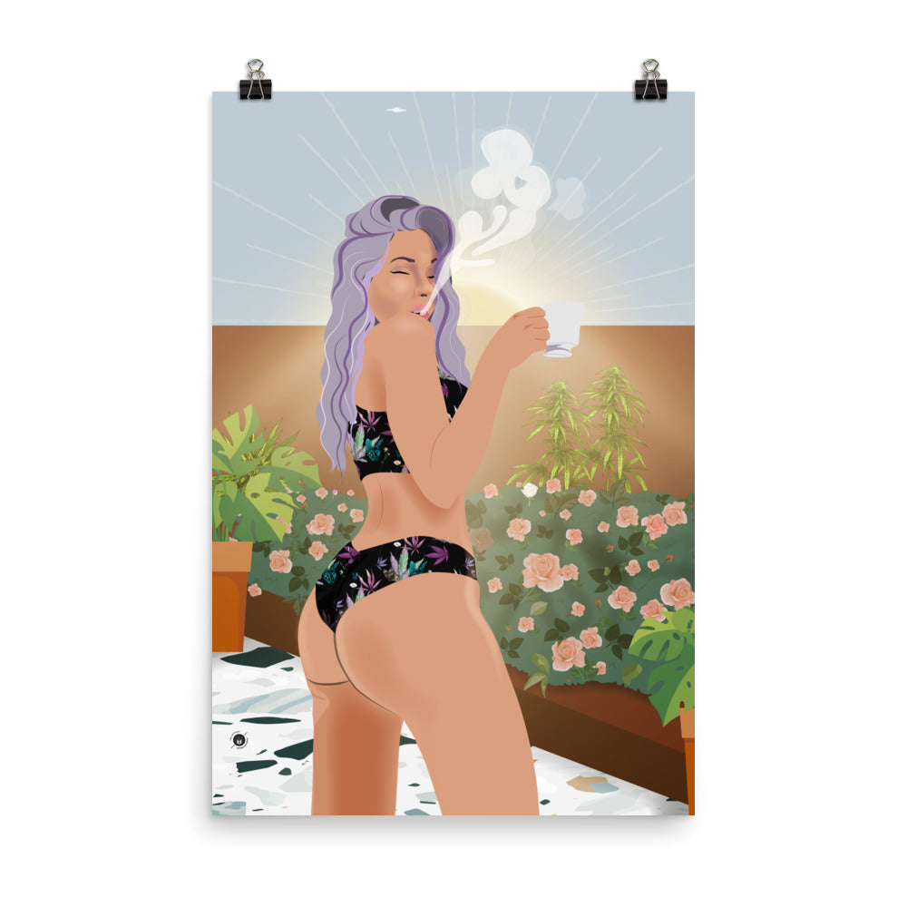 Coffee and Cannabis Poster