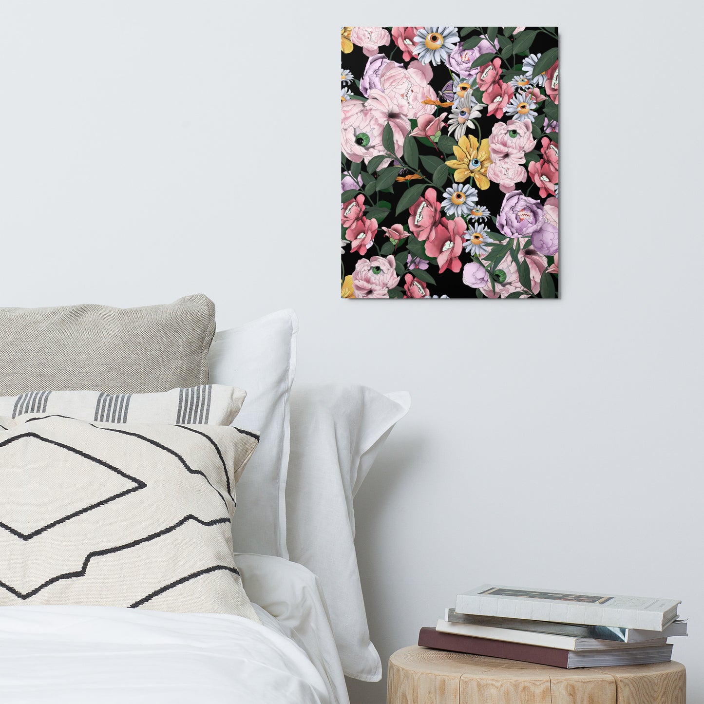 Creepy Floral #2 Metal print