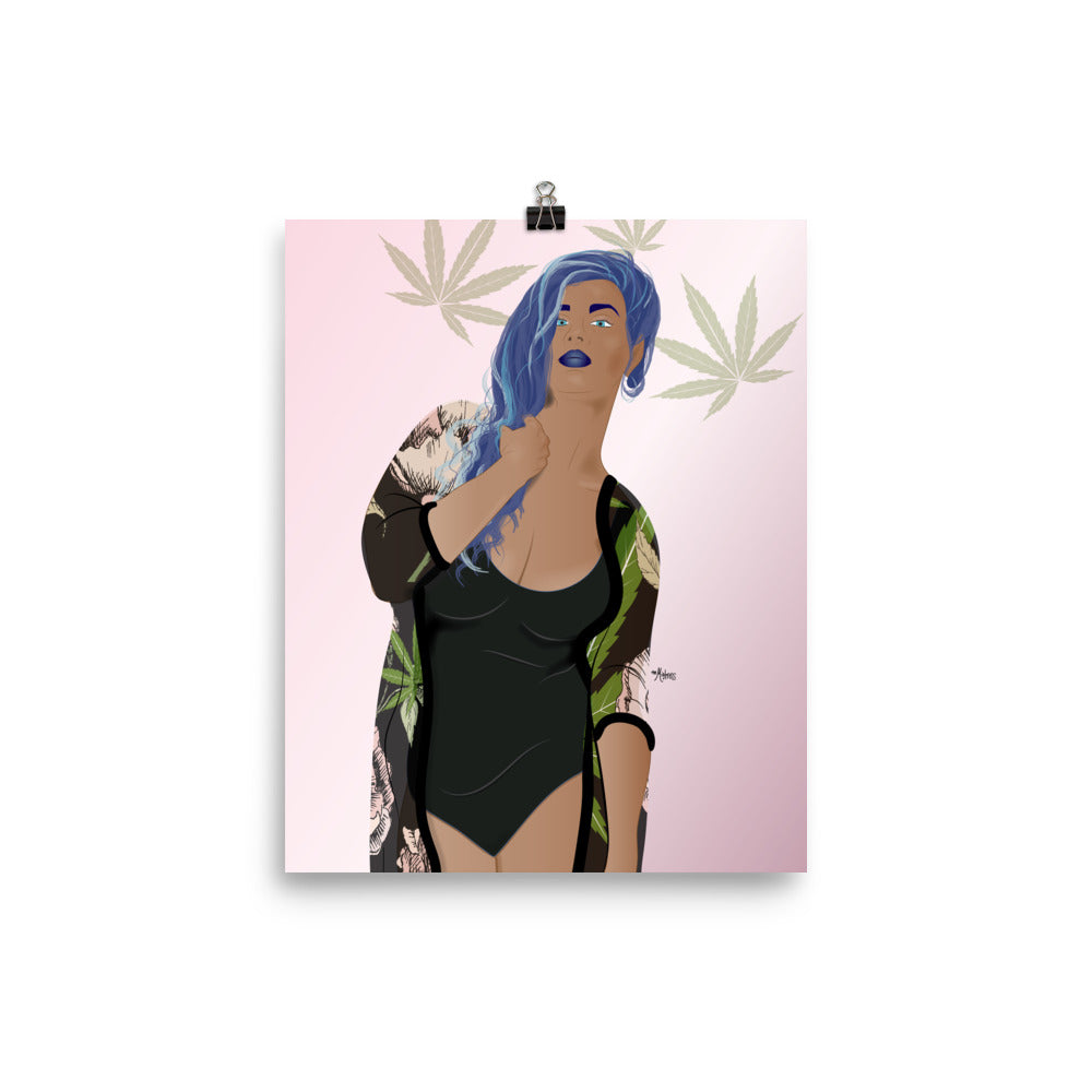 Cannababe Pin-up Poster