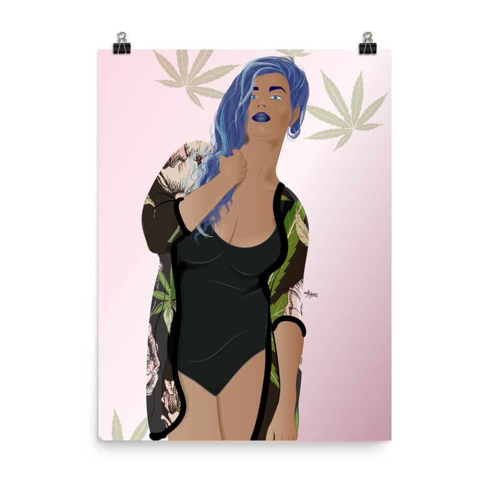 Cannababe Pin-up Poster