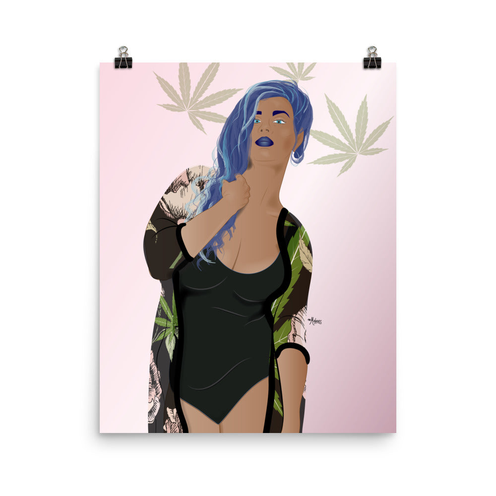 Cannababe Pin-up Poster