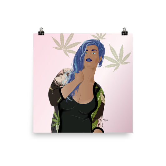 Cannababe Pin-up Poster