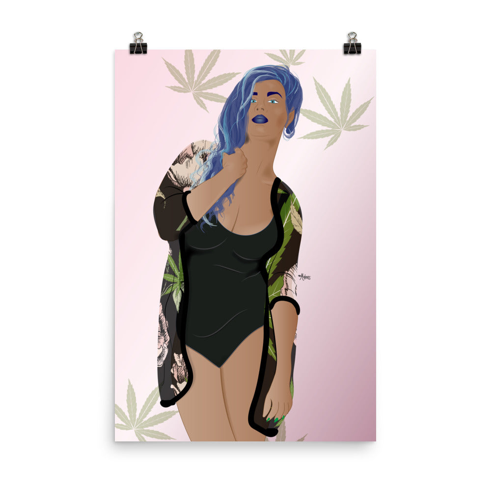 Cannababe Pin-up Poster